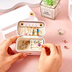 1 шт. шкатулка для украшений из искусственной кожи&nbsp;LBOX-TA0001-01A