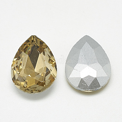 Torna a punta cabochon strass vetro&nbsp;RGLA-T081-6x8mm-04