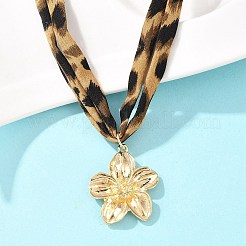 Кулон в виде цветка из сплава&nbsp;NJEW-A066-05G