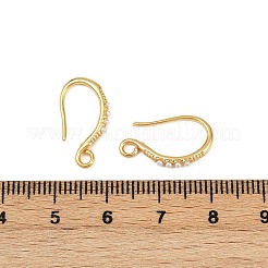 Латунные крючки для сережек KK-B137-15G-02