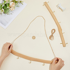 2 crochet pour branche de bois flotté&nbsp;HJEW-SP0001-93