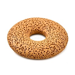 Природный диск из вулканического камня большие подвески&nbsp;G-M203-06-01