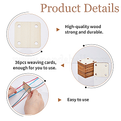 Деревянная доска для вязального станка DIY-WH0591-143D