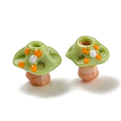 Ручной работы ухабистым Шарики Lampwork LAMP-S067-01E