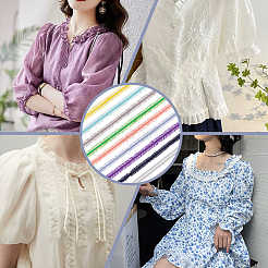 30 ярд 12-х цветного эластичного кружева из чинлона EW-FG0001-01