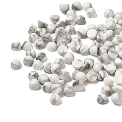 Cupola di howlite naturale/cabochon semirotondi&nbsp;G-G037-01C-06