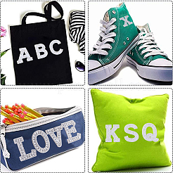 Патчи со стразами из смолы алфавита&nbsp;DIY-GF0009-18A