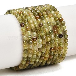 Naturelles grenat vert brins de perles&nbsp;G-B181-A01-3mm