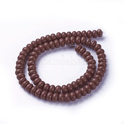 Непрозрачные сплошные цветные стеклянные бусины&nbsp;LS-GLAA-A036-H15