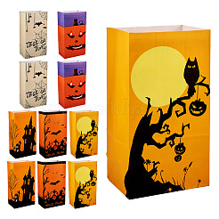 20 шт. 5 стильных бумажных пакета для конфет на Хэллоуин&nbsp;ABAG-TA0001-39