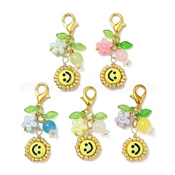 Подвески из акрила и стекла&nbsp;HJEW-JM04062