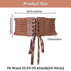 1 cintura elasticizzata in similpelle per donna&nbsp;AJEW-CL0002-93A