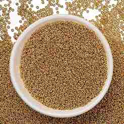 Полукруглые бусины toho 8/0&nbsp;Y-SEED-DR08-PF557