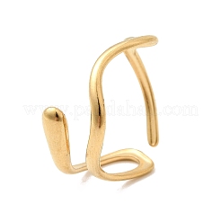 Кольца-манжеты из нержавеющей стали 304 для женщин&nbsp;RJEW-K313-13G