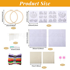 Наборы для вышивки цветов своими руками DIY-GL0004-115