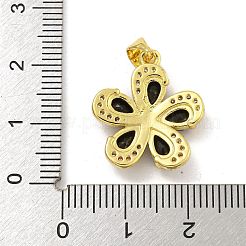 Cremagliera placcatura micro ottone spianare pendenti zirconi&nbsp;KK-G513-93G-03