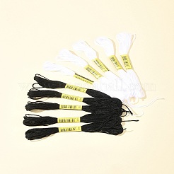 2 комплект 2-х цветных хлопковых ниток для вязания крючком OCOR-FS0001-03