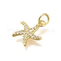 Латунные микропаве прозрачные подвески с фианитом KK-Q040-01D-G