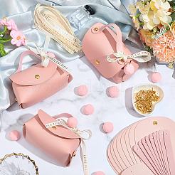 12 шт. сумочка из искусственной кожи в форме свадебного подарка в виде конфет&nbsp;DIY-CL0001-45