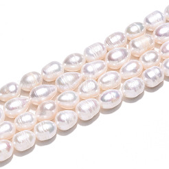 Нити из натурального культивированного пресноводного жемчуга PEAR-N012-08P