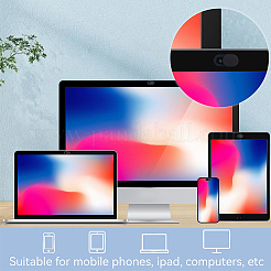 50 pz. 2 colori di coperture autoadesive per webcam in plastica ABS&nbsp;FIND-PS0001-02