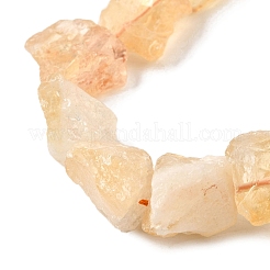 Природный цитрин бисер нитей G-S386-C19