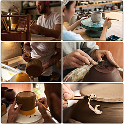 Инструменты для скульптуры из глины с алюминиевой ручкой TOOL-UN0001-24