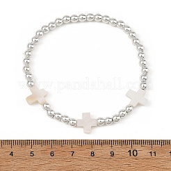 4 Stück 4 verschiedene Armbänder mit bedruckten Porzellanperlen&nbsp;BJEW-JB14203-01