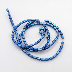Electroplate non magnetici ematite sintetico fili di perline&nbsp;G-J213D-03