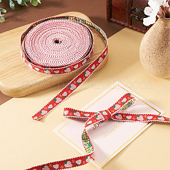 10 mètre de ruban de fraise en polyester&nbsp;OCOR-TA0003-62A