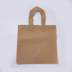 Umweltfreundliche wiederverwendbare Taschen, Einkaufstaschen aus nicht gewebtem Stoff, Kamel, 37x24.5 cm