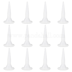 Aplicadores de boquillas de calafateo de silicona reutilizables, boquillas de conos, blanco, 54x102mm, agujero: 3 mm, diámetro interior: 33 mm