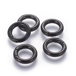 304 пружинное кольцо из нержавеющей стали, уплотнительные кольца, кольцо, металлический черный, 18x3.3 мм, Внутренний диаметр: 11 мм