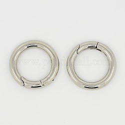 304 acero inoxidable anillos de la puerta de primavera, o anillos, color acero inoxidable, 6 calibre, 24x4mm, diámetro interior: 16 mm