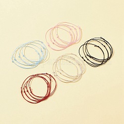 Регулируемый браслет из плетеного шнура из полиэстера, узел браслет, разноцветные, 0.1 см, внутренний диаметр: 1-7/8~3-1/2 дюйм (4.8~8.8 см)