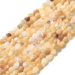 Natural Yellow Aventurine Beads Strands, Nuggets, 7~14x4~8x4~7mm, Hole: 1mm, about 44~50pcs/strand, 38.5~39.5cm
