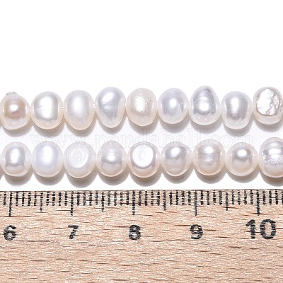 Нити из натурального культивированного пресноводного жемчуга PEAR-N014-05L-1