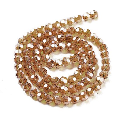 Гальванизируйте прозрачное стекло бисер нитей EGLA-A035-T6mm-A04-1