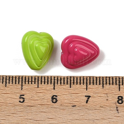 Краска для запекания непрозрачные акриловые бусины&nbsp;OACR-F014-04-1