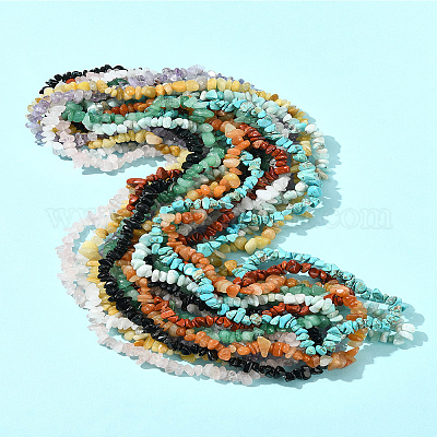 10 нитка 10 стиля натуральные и синтетические смешанные нитки из драгоценных камней G-FS0005-89-1