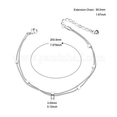 Многорядные браслеты из нержавеющей стали JA149A-1