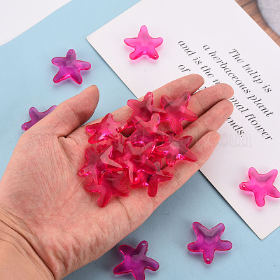 Прозрачные акриловые бусины&nbsp;TACR-S154-58B-906-1