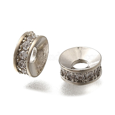 Латунные микропаве из прозрачного кубического циркония KK-M316-06P-1