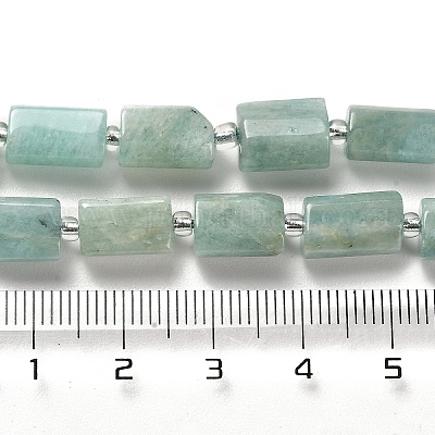 Природных амазонит бисер нитей G-N327-06-10-1