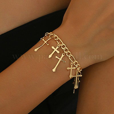 Браслеты с железными подвесками в стиле панк AZ1662-1