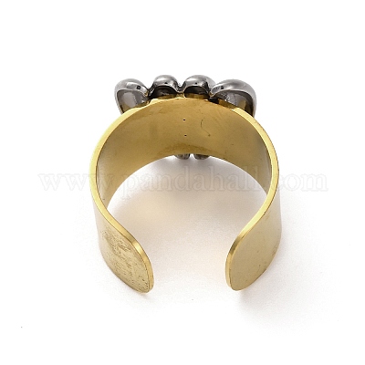 Кольца-манжеты из нержавеющей стали 304 RJEW-K258-08GP-06-1