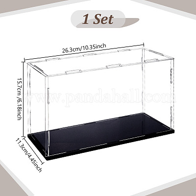 Прозрачная пластиковая витрина для минифигурок&nbsp;ODIS-WH0043-144A-1