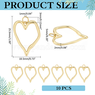 10шт латунные подвески KK-ME0001-63-1