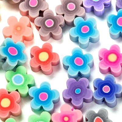 Polymer Clay Beads (4 x 1 mm) Mix Color Pink (300 pcs)