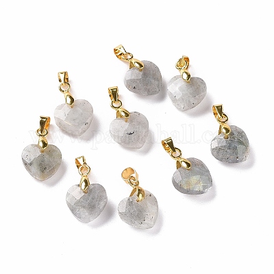 Природные подвески лабрадорита G-C023-07K-1